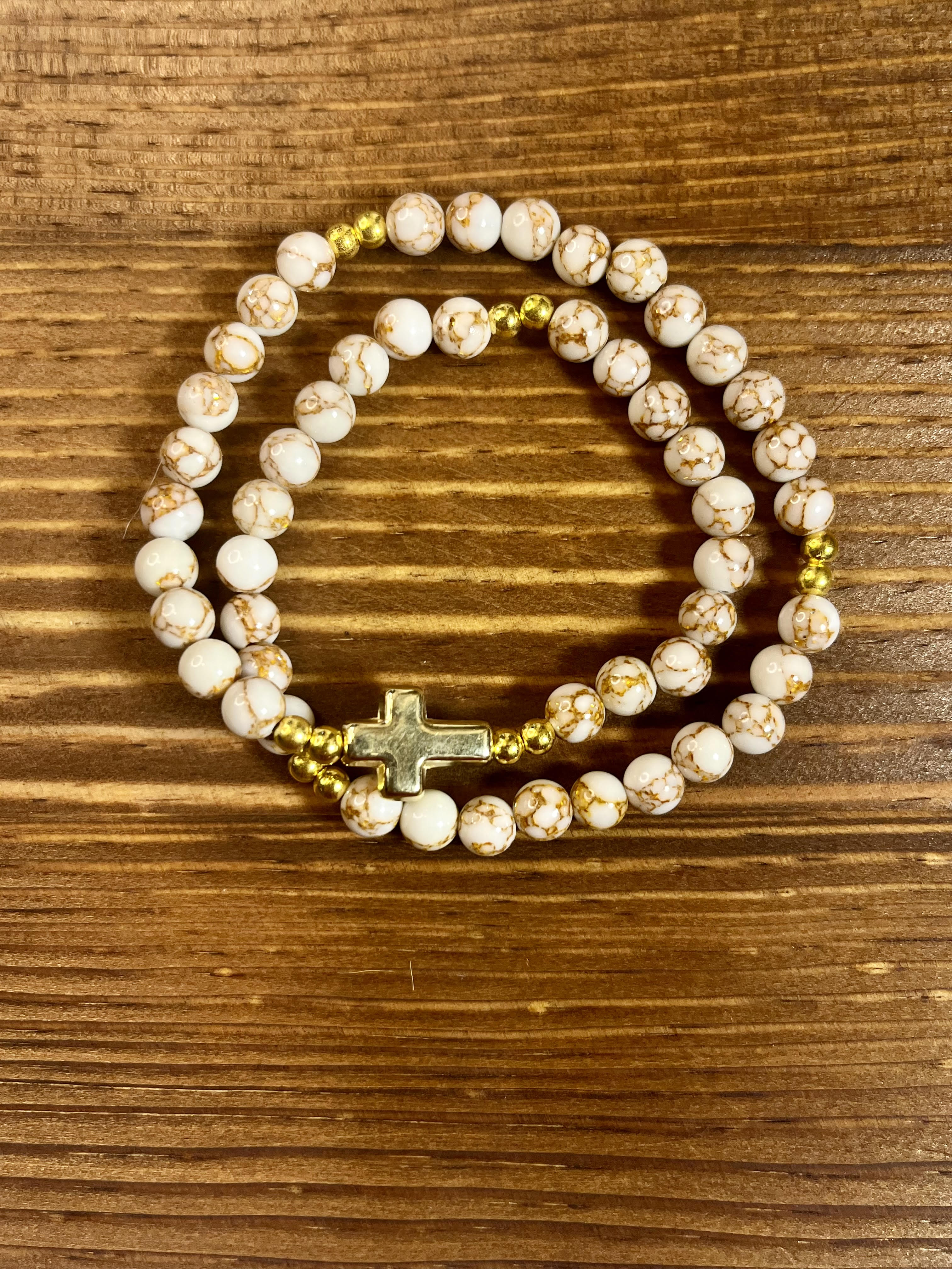 Pulsera de rosario elástica hecha a mano con cuentas, pulsera de rosario elástica colombiana, regalos católicos, joyería católica, pulsera de rosario para mujer